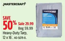 Canadian Tire Mastercraft Heavy-Duty Tarp offer