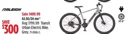 Canadian Tire Raleigh Transit Urban Electric Bike offer