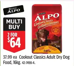 Canadian Tire Purina Cookout Classics Adult Dry Dog Food offer