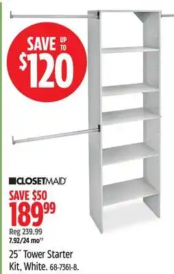 Canadian Tire 25 Tower Starter Kit offer
