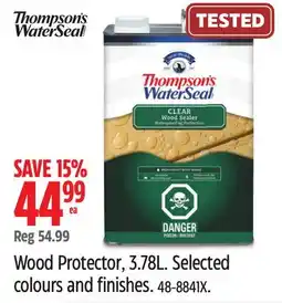 Canadian Tire Wood Protector offer