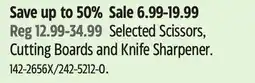 Canadian Tire Master Chef Selected Scissors, Cutting Boards and Knife Sharpener offer