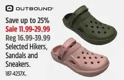 Canadian Tire Selected Hikers, Sandals and Sneakers offer