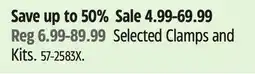 Canadian Tire MASTERCRAFT Selected Clamps and Kits offer