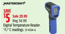 Canadian Tire Mastercraft Digital Temperature Reader offer