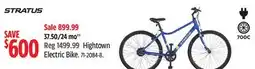 Canadian Tire STRATUS Hightown Electric Bike offer