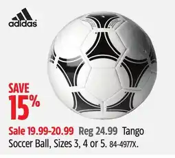 Canadian Tire Tango Soccer Ball offer