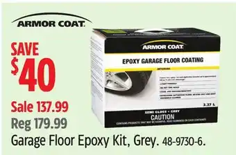 Canadian Tire Garage Floor Epoxy Kit offer