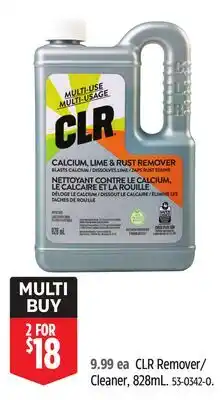 Canadian Tire CLR Remover/Cleaner offer