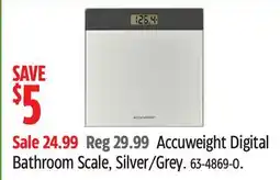 Canadian Tire Accuweight Digital Bathroom Scale offer