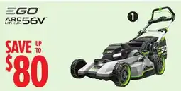 Canadian Tire EGO POWER 56V Self-Propelled Mower offer