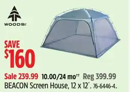 Canadian Tire Woods BEACON Screen House offer