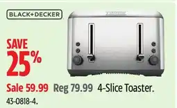 Canadian Tire 4-Slice Toaster offer