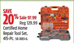 Canadian Tire Certified Home Repair Tool Set offer