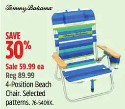 Canadian Tire 4-Position Beach Chair offer