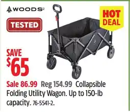 Canadian Tire Collapsible Folding Utility Wagon offer