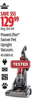 Canadian Tire PowerLifter Swivel Pet Upright Vacuum offer