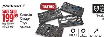 Canadian Tire MASTERCRAFT Comes in Storage Trays offer