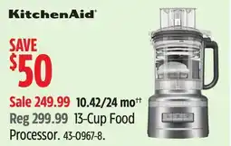 Canadian Tire KitchenAid 13-Cup Food Processor offer