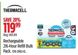 Canadian Tire Thermacell Rechargeable 216-Hour Refill Bulk Pack offer
