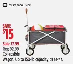 Canadian Tire Outbound Collapsible Wagon offer