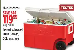 Canadian Tire Woods Boreal Wheeled Hard Cooler offer