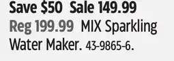 Canadian Tire SodaStream MIX Sparkling Water Maker offer