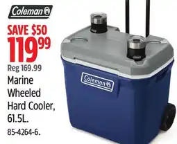 Canadian Tire COLEMAN Marine Wheeled Hard Cooler offer