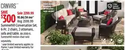 Canadian Tire Summerhill Conversation Set offer