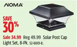 Canadian Tire NOMA Solar Post Cap Light Set offer