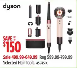 Canadian Tire Dyson Selected Hair Tools offer