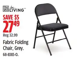 Canadian Tire Fabric Folding Chair, Grey offer