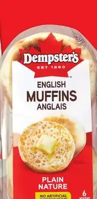 Metro DEMPSTER'S ENGLISH MUFFINS offer