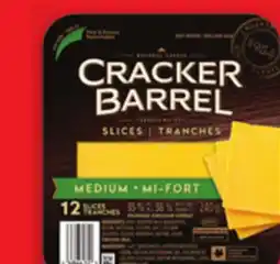 Metro CRACKER BARREL OR BLACK DIAMOND SLICED CHEESE offer