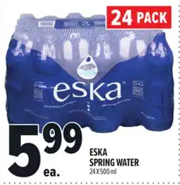 Metro ESKA SPRING WATER offer