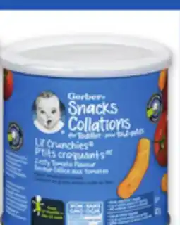 Metro GERBER BABY SNACKS | COLLATIONS GERBER POUR BÉBÉS offer