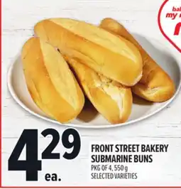 Metro FRONT STREET BAKERY SUBMARINE BUNS offer