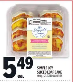 Metro SIMPLE JOY SLICED LOAF CAKE offer