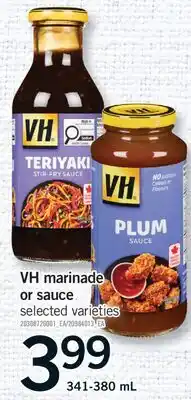 Fortinos VH MARINADE OR SAUCE offer