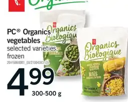 Fortinos PC ORGANICS VEGETABLES offer