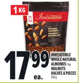 Metro IRRESISTIBLE WHOLE NATURAL ALMONDS | WALNUTS HALVES & PIECES offer