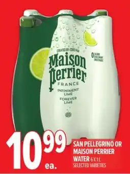 Metro SAN PELLEGRINO OR MAISON PERRIER WATER offer