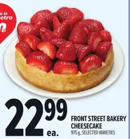 Metro FRONT STREET BAKERY CHEESECAKE offer