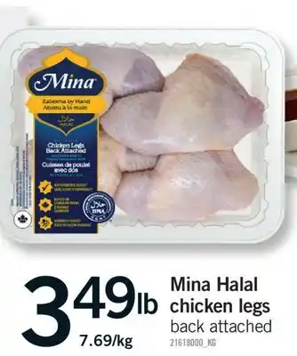 Fortinos MINA HALAL CHICKEN LEGS offer
