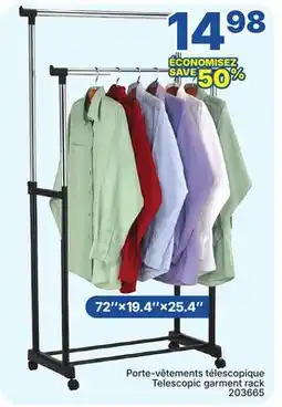 Rossy Telescopic garment rack offer