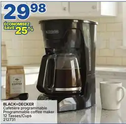Rossy BLACK+DECKER Cafetière programmable offer