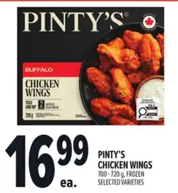 Metro PINTY'S CHICKEN WINGS offer
