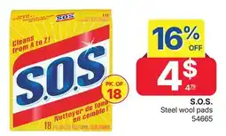 Rossy S.O.S. Steel wool pads offer