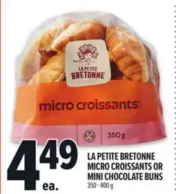 Metro LA PETITE BRETONNE MICRO CROISSANTS OR MINI CHOCOLATE BUNS offer