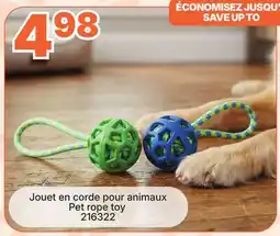 Rossy Pet rope toy offer